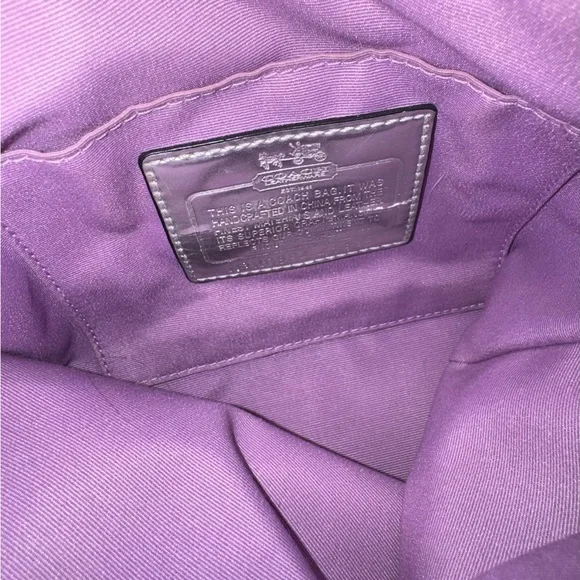 Coach Black and Silver Patterned Crossbody Bag - Picture 8 of 8